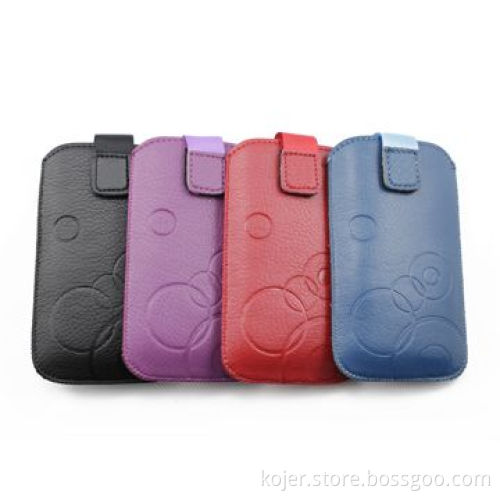 Cases for iPhone 4/4S, Made of PU Leather Material with Retractable Pull-tab, OEM Orders Welcomed